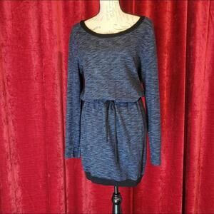 3/$20 CONVERSE Comfy  Blue Long Sleeve Dress Size S